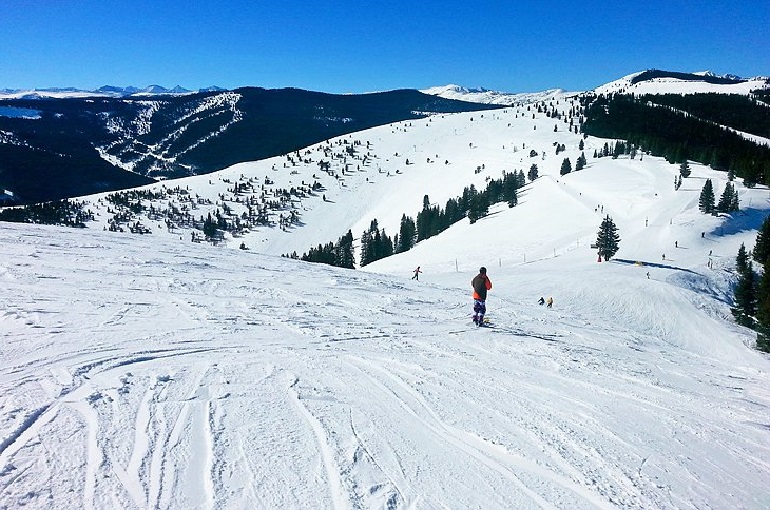 mountain ski tour