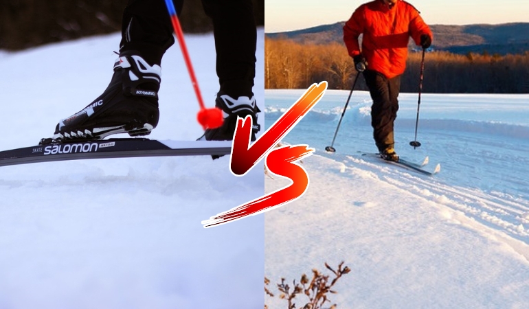 ski nordique vs ski de fond