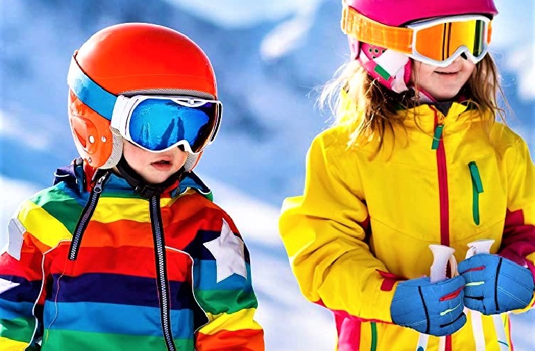 how to teach toddler to ski