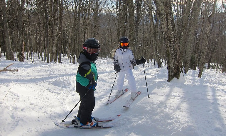 wie man das Skifahren verlangsamt