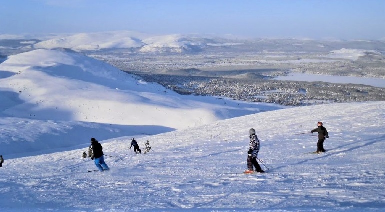 best skiing in the us right now